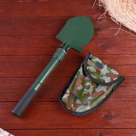 Folding shovel "Huntsman" 4V1 in a case, 41 cm, olive