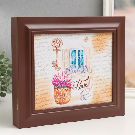 Key closed "window" 26.5x31.5 cm nut-1