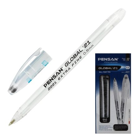 Ballpoint Pensan Pensan Global-21, node 0.5 mm, black ink black
