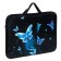 Folder for drawings and drawings A3, 470 x 350 x 20 mm, with handles, textile, calligrata "butterflies"