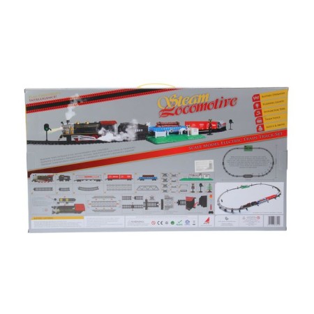 Railway "Cargo Train", 387 cm length, light and sound effects, works from batteries-1
