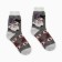 Women's socks "Snowman" Sand color, size 23
