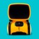 Interactive “cute robot” robot, light and sound effects, Russian voice acting, yellow color