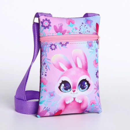 Gift set for the girl "Beautiful Bunny", bag, pen, notebook-3