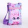 Gift set for the girl "Beautiful Bunny", bag, pen, notebook