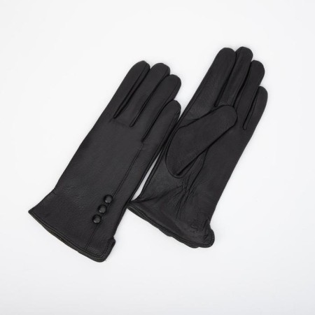 Female gloves, size 9, with insulation, black color