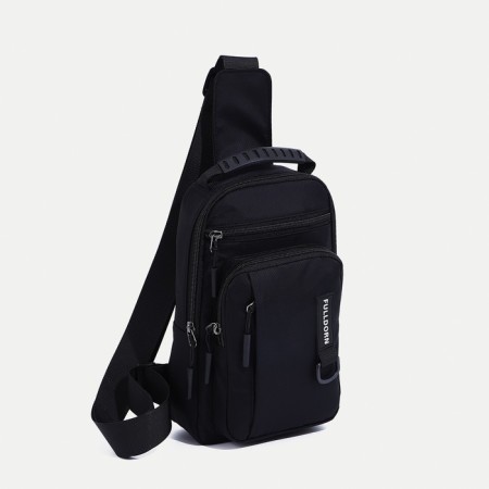 School bag, Fulldorn, textiles, black color