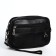 Male bag over the shoulder, artificial leather, black color