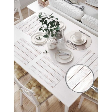 A set of napkins for setting the table "Wooden boards", rectangular, size 32x46 cm, 4 pcs-1
