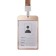 Badege-carman vertical (external 120 x 75mm), internal 100 x 69mm, metal, gold, tape 40 cm