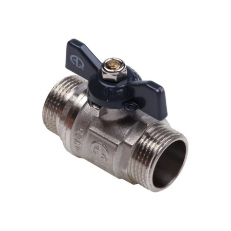 Aqualink, PN 50, external/outer threads 1 ", butterfly, nickelled-6