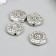 Busina for creativity Metal "Flat Circle. Sun" 1.2x1.2 cm