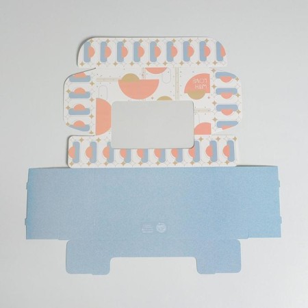 Eclaire box, confectionery packaging, 5 inserts, with love, 25.2 x 15 x 7 cm-4