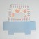 Eclaire box, confectionery packaging, 5 inserts, with love, 25.2 x 15 x 7 cm