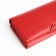 Women's wallet on magnet, red color