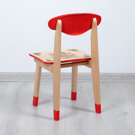 Children's chair "Khokhloma", 2 growth category, luxury-2