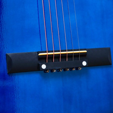 Гитара акустическая Music Life QD-H38Q-J, синяя, 97 см с вырезом-3