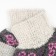 Women's woolen socks shortened, gray color, size 23