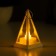 Spinker "Pyramid" LED 1W 3xlr1103 White 4.5x8x12.5cm Risalux