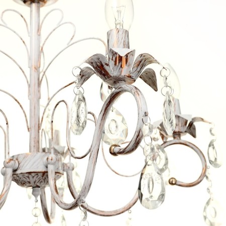 Frederick chandelier 5x40W E14 white+gold 58x58x65 cm Bayerlux-5