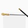 Souvenir product cane with a dagger, 36cm blade, handle crown