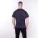 Striped male T -shirt, blue color, size 48
