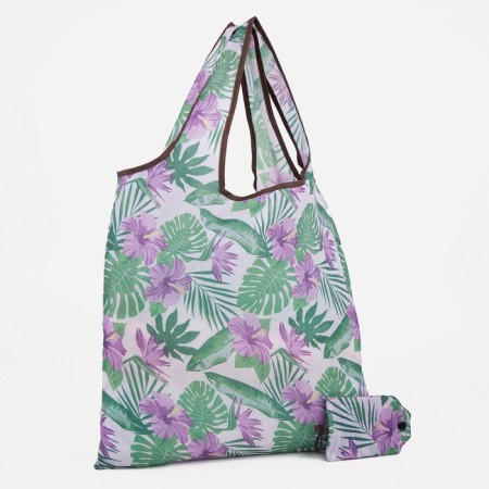 Household bag without fastener, gray/multi -colored color