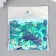 Sequins "circle in the ring" blue-green set 30 g d = 2 cm