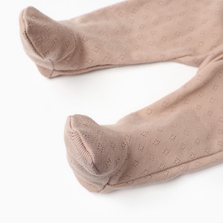 Baby sliders with closed legs, beige color, height 56-2