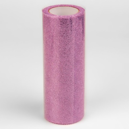 Fatin with glitter, 15 cm, 11 ± 1 g/sq.m, 9 ± 0.5 m, lilac color No. 15-2