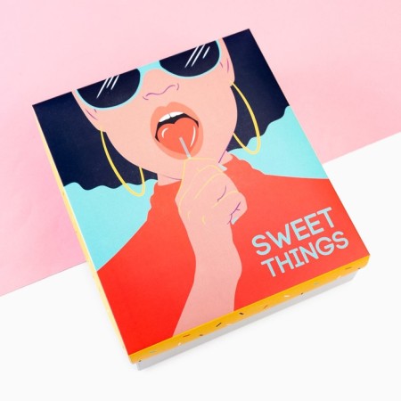 Set gift "Sweet Things" towel and accessories-7