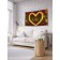 Decorative panel with photo printing "Love", horizontal, size 150x200 cm