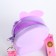 Bag's bag with lightning, lilac color