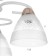 Linda chandelier 3x60W E27 white, gold 47x47x23cm