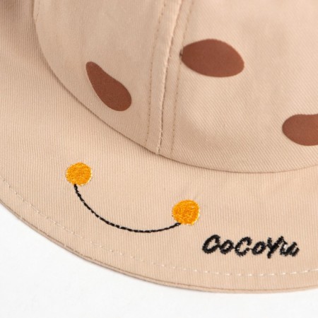 Panama for the girl "Layer" minku beige color, rr 50-1