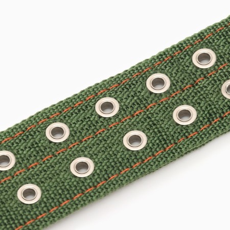 The collar is four-layer, 80 x 4.9 cm, Osh 65-75 cm, polyester, green-4