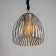 Ceiling lamp "Lif" silver 1x40W, E27, 44x44x52 cm