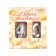 Candle in the cake jubilee "line" (set 2 in 1), number 40, silver metallic, 6.5 cm