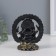 NECSK Polystone "Ganesha in the Flower" 7.5x11x12.5 cm