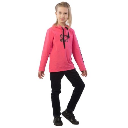 Hoody, height 104 cm, raspberry color-4