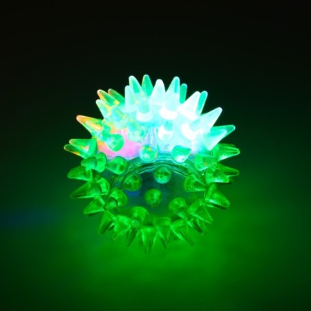Ball luminous mini for cats, tpr, 3.5 cm, green-1