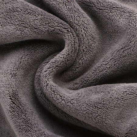 A rag for a car cartage, microfiber, 800 g/m², 30 × 40 cm, yellow-gray-5