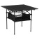 Tourist table Maclay, 82x80x69 cm, with an organizer, black color