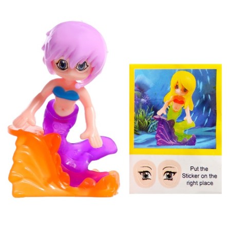 Plastic designer "Mermaid", 6 parts, mix-3