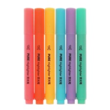 A set of markers-testers 6 pieces, 6 colors, pastel