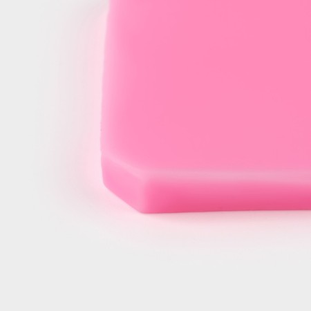 Mold "Snowfall", silicone, 11 × 6.8 × 0.6 cm, pink color-4