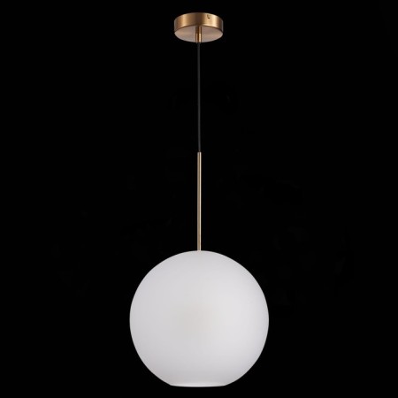 Suspension lamp ST LUCE. SL1133.523.01. Bopone. 1x40 watts, E27, 30x30 cm, brass color-3