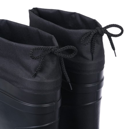 Male boots with insulation, black color, size 45-6