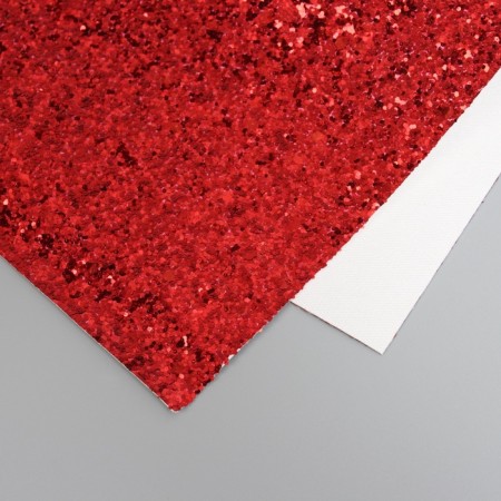 Liszt for creativity claims "Large sparkles" Red sheet 33x20 cm thick 0.84 mm