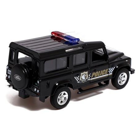 Metal machine Land Rover Defender, 1:32, Inertia, Police-2